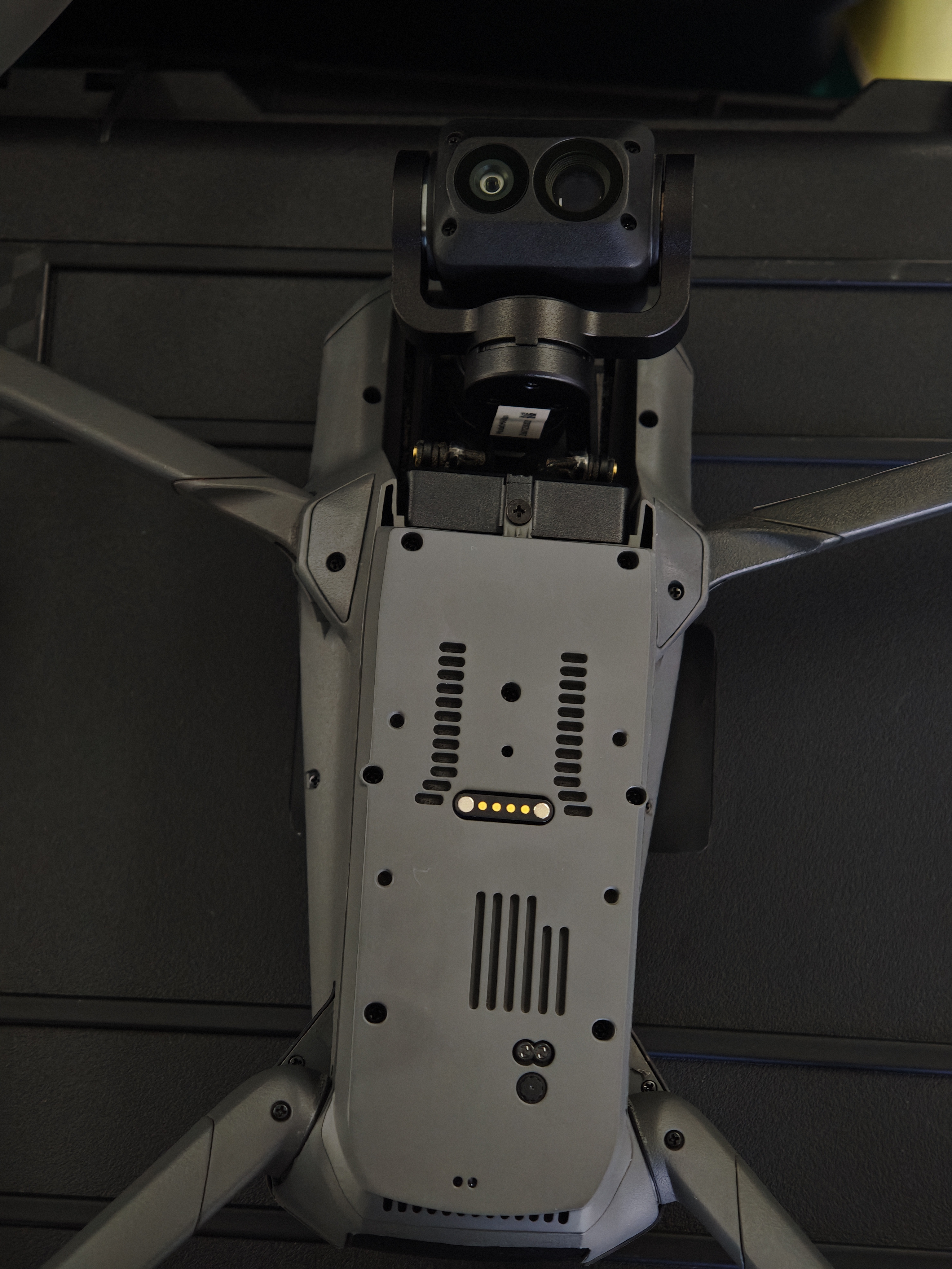 Top view of drone camera module